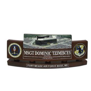 USAF Fort Meade AFB Desk Name Plate