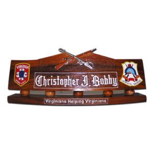 Army Rifle & Sword Desk Name Plate