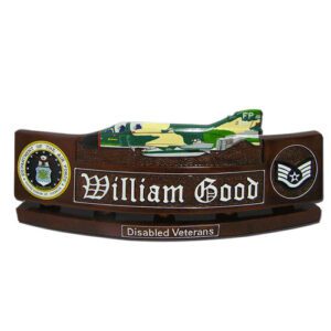 USAF F-4D Phantom Desk Name Plate