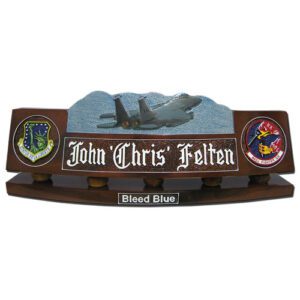 USAF F15 E Desk Name Plate