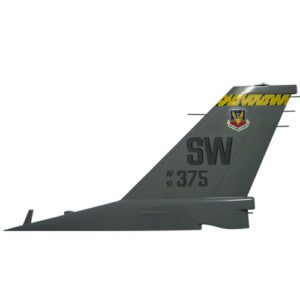 USAF F16 - AF375 SW Tail Flash Plaque