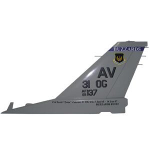 F16 AV 31OG Tail Flash