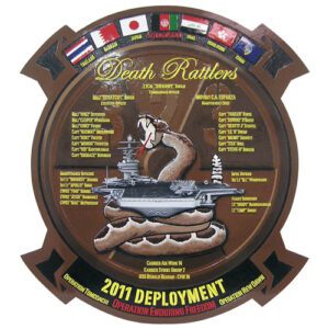 USMC Death Rattlers Deployment Plaque 2011