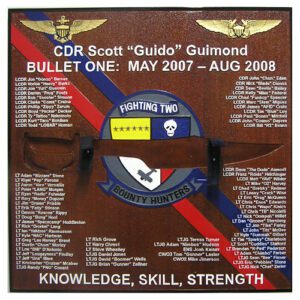 Fighting Twos Bounty Hunters Deployment Plaque 2007 - 2008