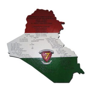 Afghanistan Military Deployment Plaque