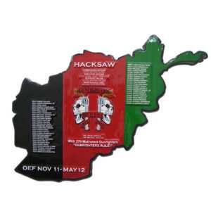 Afghanistan Military Deployment Plaque