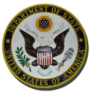 U.S. Department of State Official Seal Plaque