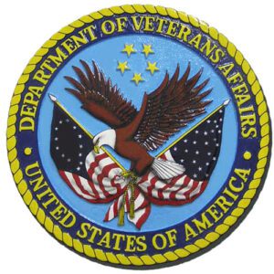 U.S. Military Veterans Affairs Offical Plaque