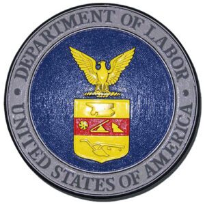 Department of Labor Official Seal Plaque