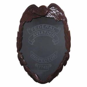 FAA Inspector Badge shadow box