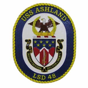 USN USS LSD 48 Ashland Emblem