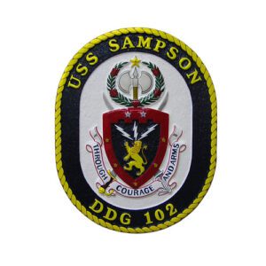 USN USS Sampson DDG-102 Emblem
