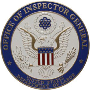 Department of Labor Office of The Inspector General Plaque