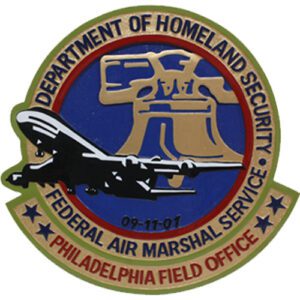 Federal Air Marshal Service Philadelphia Official Plaque