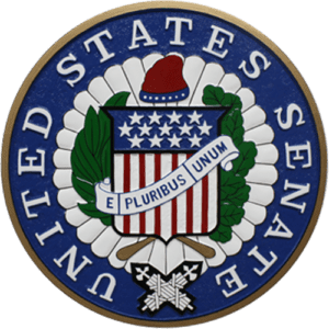 United States Senate Offices Official Seal Plaque
