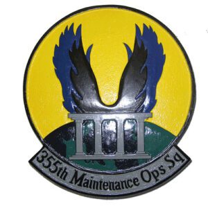 USAF 355th Maintenance Operations Squadron Emblem