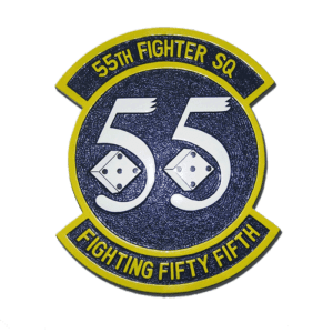 USAF 55th Fighter Squadron Emblem