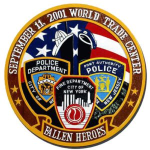 NYPD & NYFD Emblems Plaque