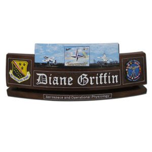 USAF Aerospace & Physiology Desk Name Plate