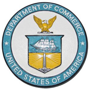 U.S. Department of Commerce Offcial Seal Plaque