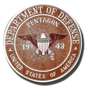 Pentagon 1943 Official Seal Plaque