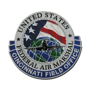 Federal Air Marshal Cincinnati Office Official Seal Plaque