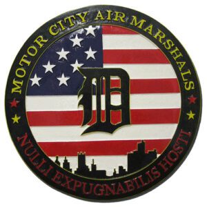 Federal Air Marshal Service Detroit Official Seal Plaque 