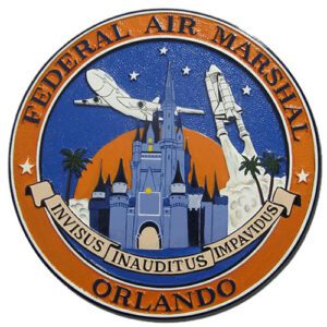Federal Air Marshal Service Orlando Offical Seal Plaque