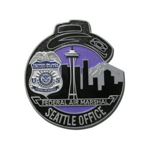 Federal Air Marshal FAMS Seattle Office Offcial Seal Plaque
