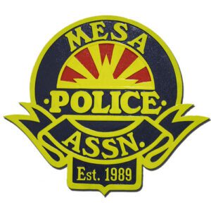 Mesa Arizona Police Association Plaque