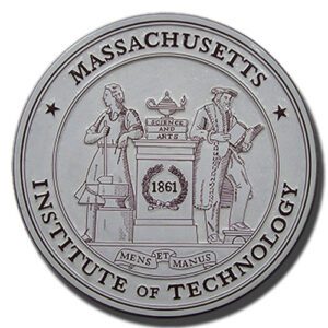 Massachusetts Institute of Technolog Seal Wooden Plaque