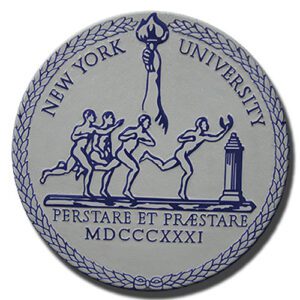 New York State University Seal Wooden Plaque