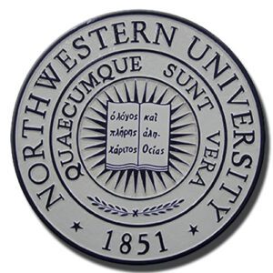 Northwestern University Seal Wooden Plaque