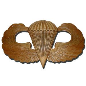 Parachutist Badge Jump Wings Plaque