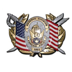 Reserve Division Phoenix Police Department Plaque