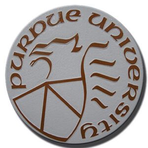 Purdue University Seal Wooden Plaque