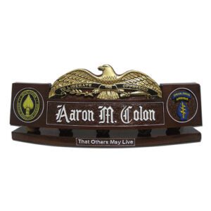 USAF Special Forces Airborne Eagle Desk Name Plate