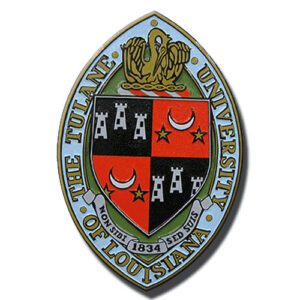 Tulane University Emblem Wooden Plaque