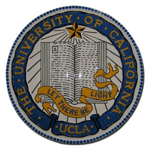 University of California Los Angels (UCLA) Seal Wooden Plaque
