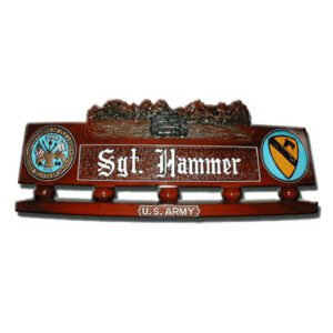 Army Tank Desk Name Plate