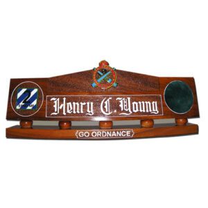 U.S. Army Ordnance Corps Desk Name Plate