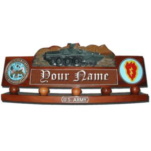 U.S. Army Stryker Brigade Desk Name Plate