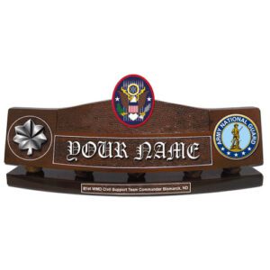 U.S. Army National Guard Civil Support Teams Desk Name Plate