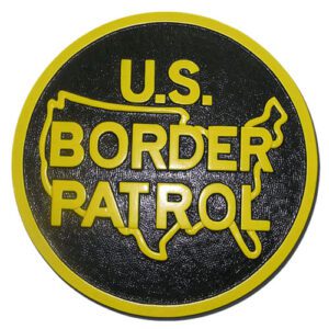 United States Border Patrol Offical Seal Plaque