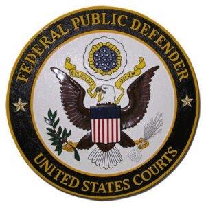 ==U.S. Courts Federal Public Defenders Official Seal Plaque