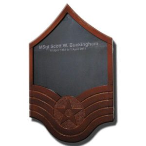 E-7 Master Sergeant Shadow Box
