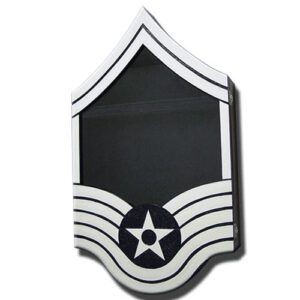 Air Force E-8 Retirement Shadow Box