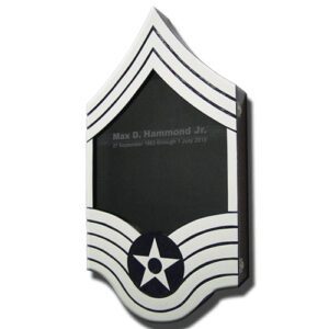 Air Force E9 Retirement Shadow Box