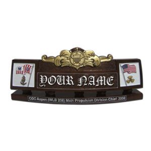 Cutterman Badge Desk Name Plate