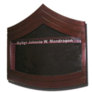 E-7 Gunnery Sergeant Shadow Box